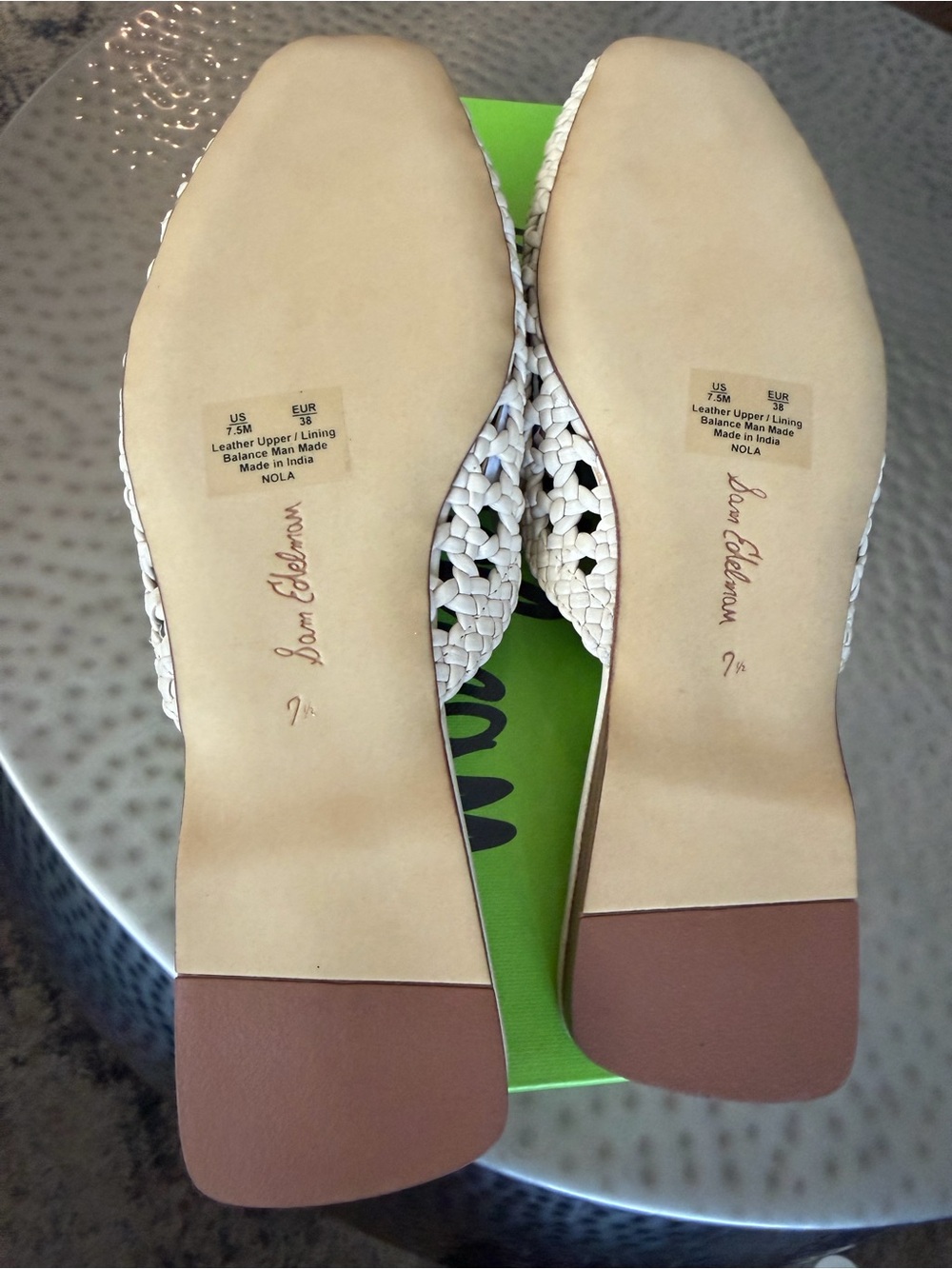 Sam Edelman Nola Woven Slides - Picture 4 of 4